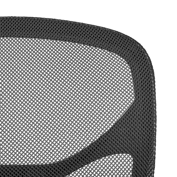 AmazonBasics 带扶手的中背办公椅 - 网眼背，旋转 - 黑色，BIFMA 认证